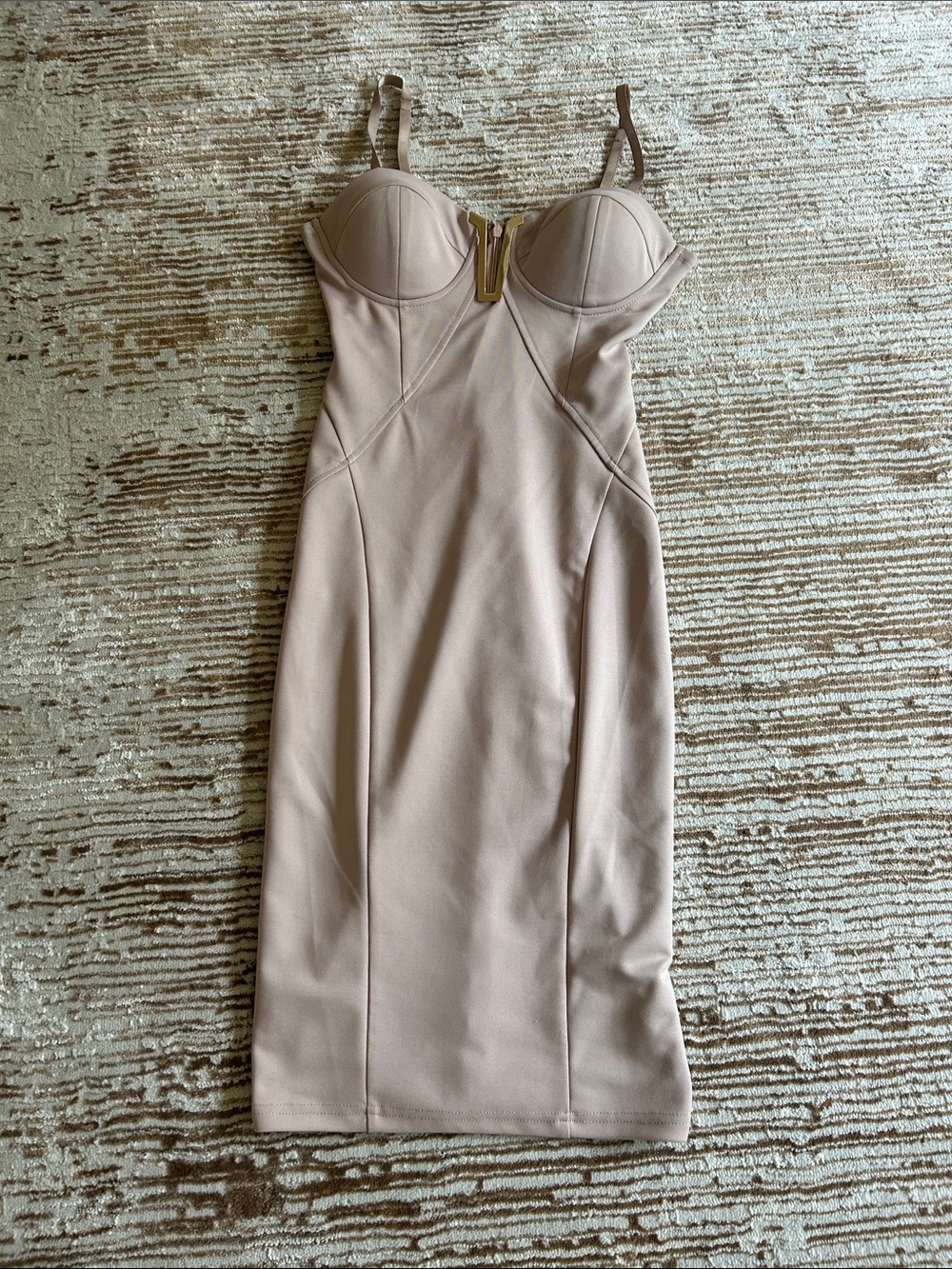 Won as fitted dress